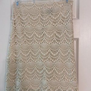 Lace Crochet Skirt